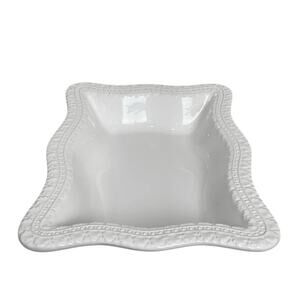 Vintage Classic Designer Ceriate Fine Ceramic Plate Set Imported Portugal - EUC